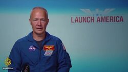 US astronauts prepare for historic mission News Clip