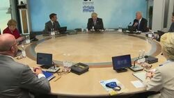 UK: British Prime Minister Boris Johnson and world leaders gather at the G7 Summit in Carbis Bay, Cornwall. News Clip