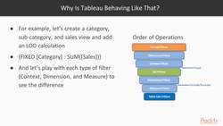 Mastering Tableau 2018.1, Second Edition 9.5: Using Filters and LODs Instructional Video