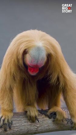 The unique bald uakari, red-faced rainforest resident Instructional Video