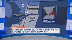 DOT: Route 71 Bridge connecting Belmar to Avon-By-The-Sea expected to open May 31 News Clip