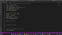 The Art of Doing - Python Network Applications with Sockets - Basic GUI Chat Room Part 1 - Building the Client Layout Instructional Video