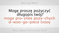 How to Say "Please" in Polish Instructional Video