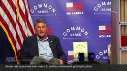 Democrats fear 3rd party group 'No Labels' could play spoiler in 2024 election News Clip