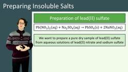 Preparation of Insoluble Salts: Using Solubility Rules and Filtration. Instructional Video