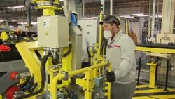 Boris Johnson visits Sunderland's Nissan factory News Clip