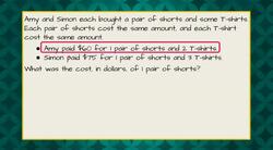 Real World Systems of Linear Equations Instructional Video