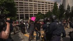 Far-right and anti-racism groups clash in Quebec City News Clip