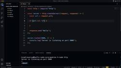 Modern JavaScript from the Beginning - Second Edition - http Module Instructional Video