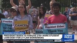 Biden admin. announces another round of student loan cancellation News Clip