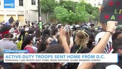 Remainder Of Active-Duty Troops Sent Home From Washington, D.C. News Clip