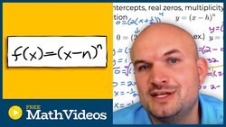 Zeros, Intercepts, multiplicity, end behavior of a binomial raised to a power Instructional Video