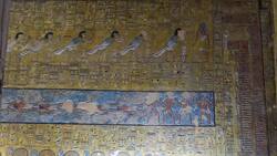 Egypt, Theban Necropolis, Valley of the Kings - Tomb of Tausert and Setnakht (KV 14) Stock Footage