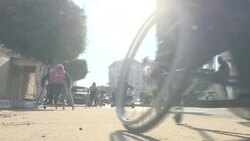 CLEAN : Palestinians with disabilities participate in marathon in Gaza City News Clip