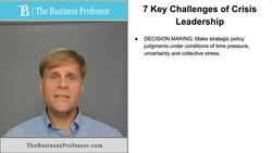 Seven Challenges of Crisis Leadership Instructional Video