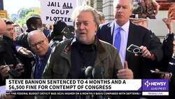Steve Bannon Gets 4 Months Behind Bars For Defying Jan. 6 Subpoena News Clip