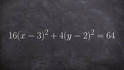 Conics Determine the center, foci, vertices, and co vertices of an ellipse Instructional Video