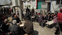 Rural street market scenes in Hebei Province News Clip