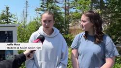 Move over, little free libraries. Deer Lake students have created little free art galleries News Clip