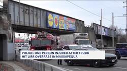Police: Truck hits railroad overpass in Massapequa, temporarily diverting traffic from East Sunrise Highway Instructional Video