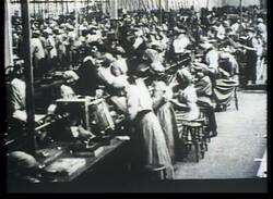 Female factory workers of the Great War Stock Footage