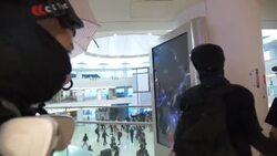 CLEAN : Fresh clashes break out between Hong Kong protesters and police News Clip