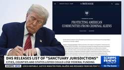 Department of Homeland Security releases list of 'sanctuary jurisdictions' News Clip
