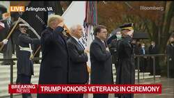 Trump Marks Veterans Day at Arlington National Cemetery News Clip