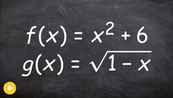 Finding the quotient and domain of two functions Instructional Video