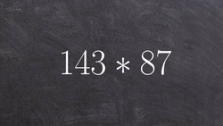 How to multiply a two digit whole number by a three digit whole number Instructional Video