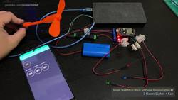 IoT Smart Home Project Demonstrations w/NodeMCU v3, Room Lights, Temperature Sensors, Fans, WiFi & Blynk App Instructional Video