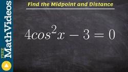Solving a trigonometric equation on the interval of 0 and 2pi Instructional Video