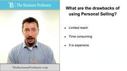 Negative Aspects of Personal Selling Instructional Video