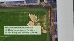 AFC Wimbledon vs Newcastle postponed after extensive flooding causes 'sinkhole' on pitch News Clip