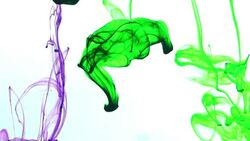 Abstract Colorful Color Spreading in Water Stock Footage