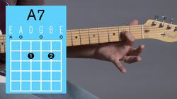 How to Play an A7 Open Chord on Guitar Instructional Video
