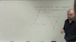 What is the Definition of Congruent Triangles - Congruent Triangles Instructional Video