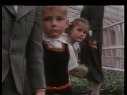 Children playing in the grounds of Berghof/ Eva Braun and Josef Dietrich Stock Footage