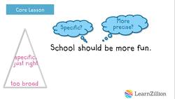 Crafting Specific Opinions: Avoiding Broad Statements Instructional Video