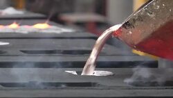 Aluminium smelting at Alucast plant News Clip