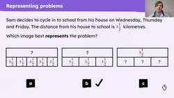 Solve problems involving fractions and mixed numbers Instructional Video