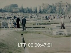 Miniature Village Netherlands 1960s Stock Footage