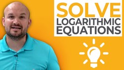 How to solve logarithmic equations Instructional Video