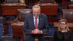 Senator Schumer challenges McConnell as Kavanaugh allegation surfaces Stock Footage