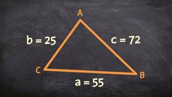 How to apply the law of cosines with no angles given Instructional Video