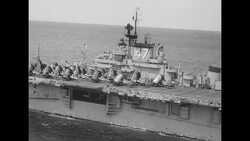 US Navy warplanes shoot down Chinese Communist warplanes off coast of China after being attacked by them News Clip