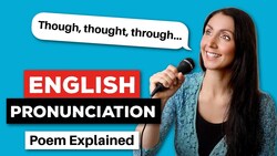British English Pronunciation Practice - "Inconsistent" Poem & Explanation Instructional Video
