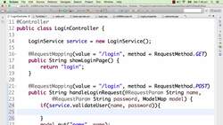 Spring Framework Master Class - Java Spring the Modern Way - Step 16-Using LoginService to Authenticate Instructional Video