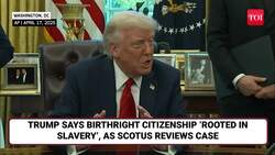 Birthright Citizenship: Trump Elated As SC Decides To Hear His Case | 'Rooted In Slavery' News Clip