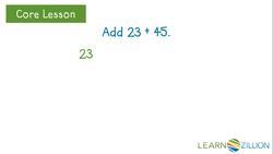 Adding Numbers within 100 Using Base 10 Blocks Instructional Video